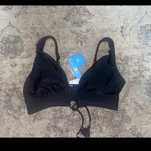 NWT CupShe bikini top Black Size M